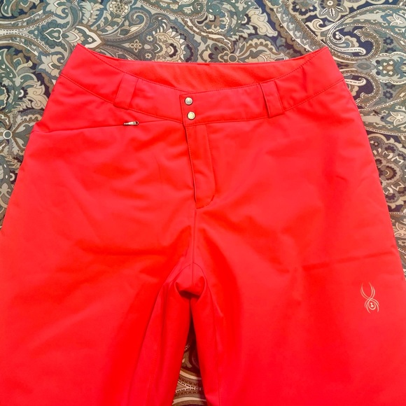 Women’s Spyder Snow Sport Pants - Bright Pink/Size 10 - Picture 5 of 13